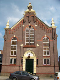 Voormalige synagoge van Assen aan de Groningerstraat, dateert uit 1901