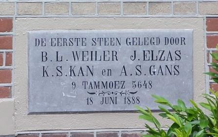 Winterswijk eerste steen synagoge 18 juni 1888