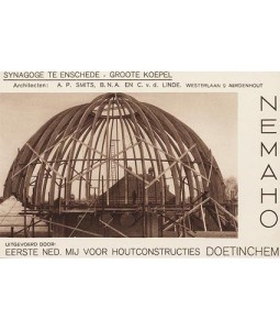 Synagoge Enschede bouw koepel spanten 1928