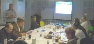 Regiobijeenkomst in de sjoel van Leiden met de kehilla-besturen van Leiden, Den Haag en Noord-Holland noordwest
