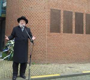 Opperrabbijn Lau in Nijmegen