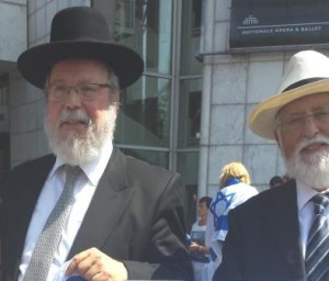 Amsterdam stadhuis rabbijn Evers chacham Toledano Israel demonstratie