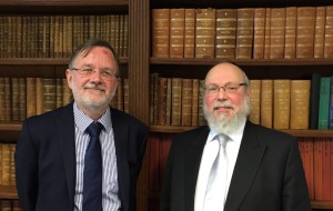 Rabbijn Evers dominee Arjen Plaisier kl 2016